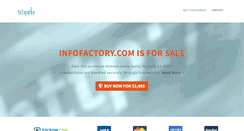 Desktop Screenshot of infofactory.com
